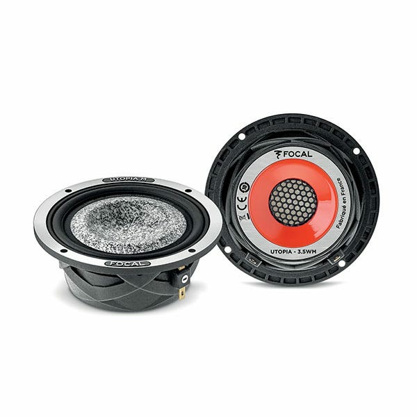 3.5Wm Utopia M 3.5 Inch Midrange Speaker Driver Each | Component Systems Car Audio & Video Component Systems