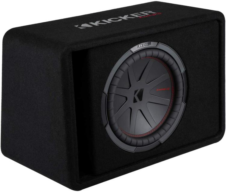 48Vcwr122 Compr 12" Thin Car Audio Subwoofer, Enclosed Sub Box, 500W Rms | Pre-Loaded Bass Boxes Boxes & Enclosures Pre-Loaded Bass Boxes