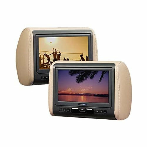 Ctmtghr9D Dual 9" Dvd Headrest Car Video Player System With Headphones | Headrest DVD & Video Car Audio & Video Headrest DVD & Video