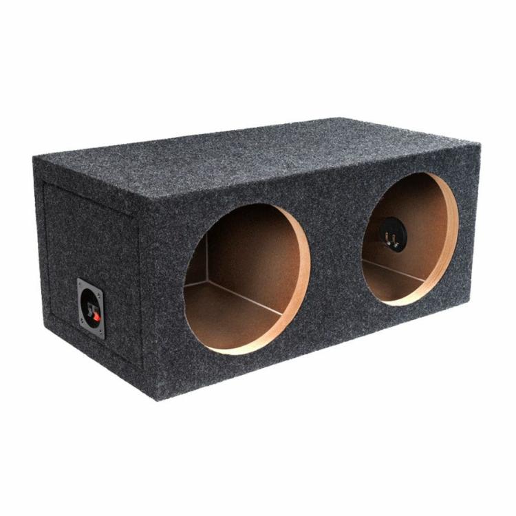 E10D 10" Dual Sealed Subwoofer Enclosure With 1" Faceplate | Unloaded Boxes Boxes & Enclosures Unloaded Boxes