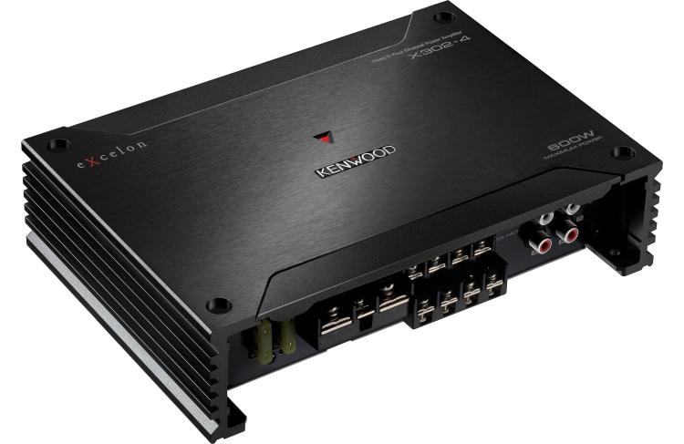 Excelon X302-4 600W Class-D 4-Channel Car Audio Amplifier W/ Bass Boost | 4-Channel Amps 4-Channel Amps 4-Channel Amps