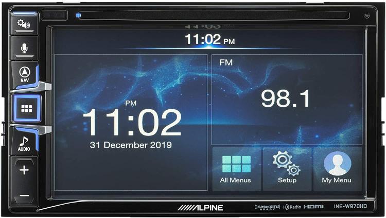 Ine-W970Hd 6.5" Cd/Dvd Receiver With Apple Carplay, Android Auto And Gps Navigation | Connected Stereos Apple CarPlay Apple CarPlay