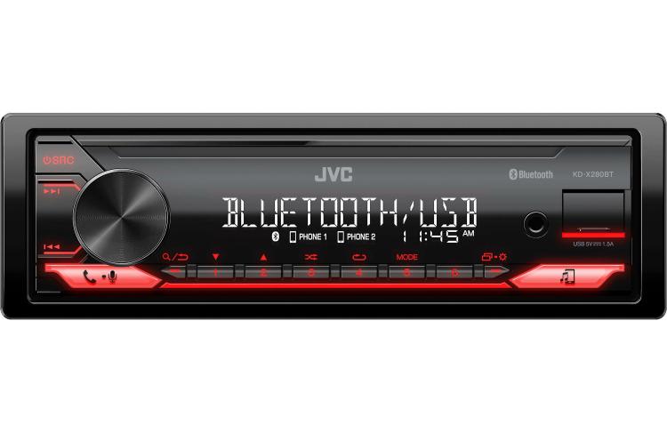 Kd-X280Bt 1-Din Bluetooth Car Stereo, Usb Port, 13-Band Eq, Detachable Face | CD Receivers Car Audio & Video CD Receivers