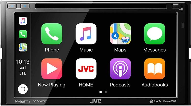 Kw-V850Bt 6.8" Dvd/Media Receiver With Apple Carplay And Android Auto | Connected Stereos Car Audio & Video Connected Stereos