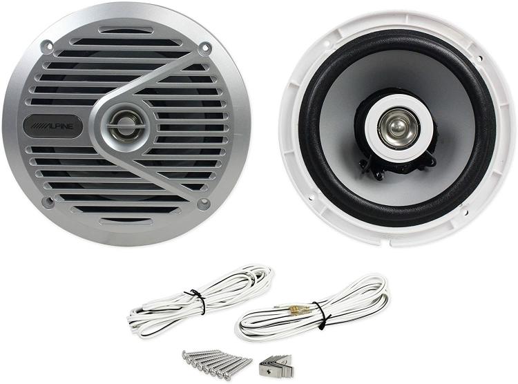 Sps-M601 110W 6-1/2" 6.5" 2-Way Boat Type-S Marine Coaxial Speakers Pair | Full Range Speakers Car Audio & Video Full Range Speakers