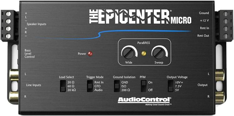 The Epicenter Micro Bass Restoration Processor & Loc + Acr-4 Remote | Signal Processors & Crossovers Car Audio & Video Digital Sound Processors