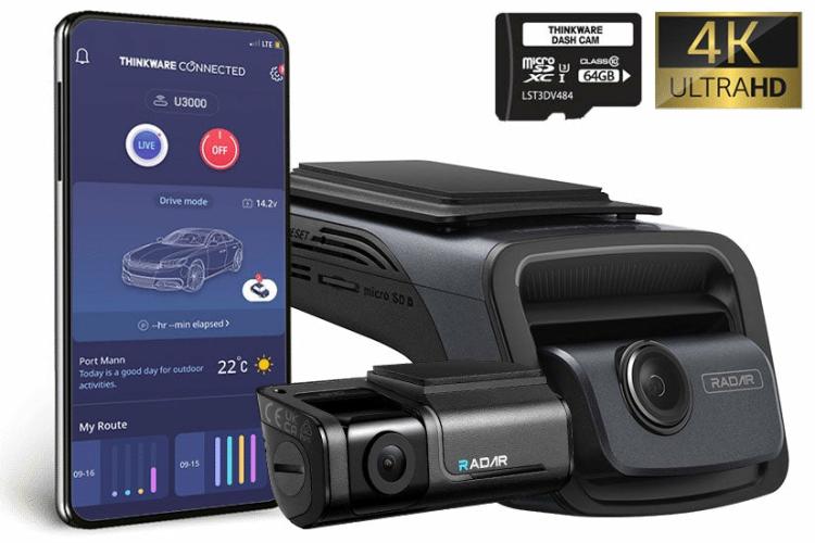 U3000 4K Uhd Front And Rear Dash Camera Bundle | Dash Cams Cameras Dash Cams