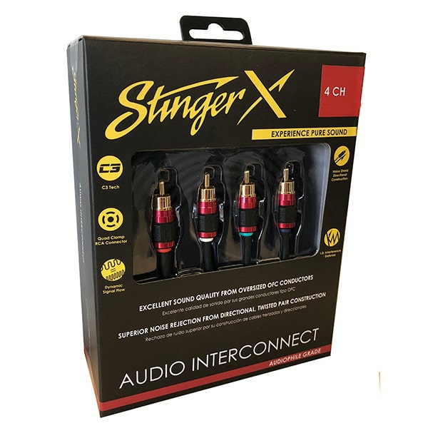 Xi2412 X2 Series 4 Channel 12 Foot Rca Audio Interconnect | Amplifier Installation Accessories Amplifier Installation Accessories Amplifier Installation Accessories