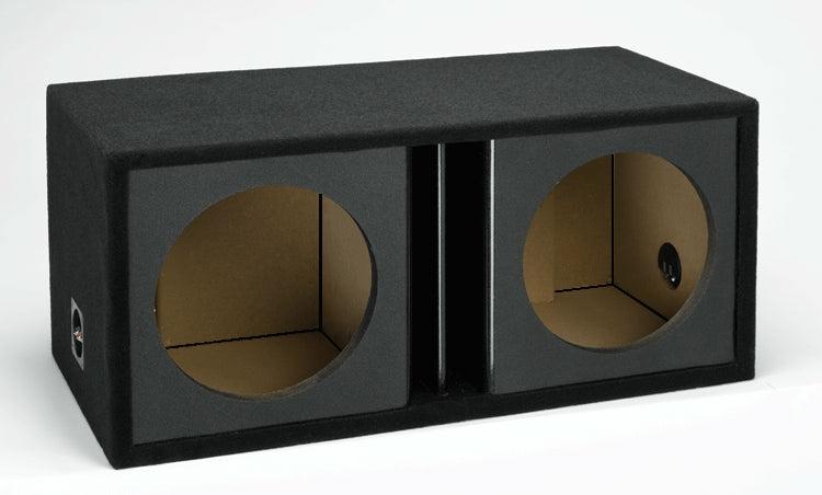 Zv12D-Black – 12 Dual Vented Subwoofer Enclosure Kandy Black | Unloaded Boxes Boxes & Enclosures Unloaded Boxes